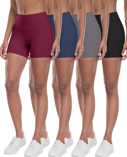High Waisted Spandex Biker Shorts
