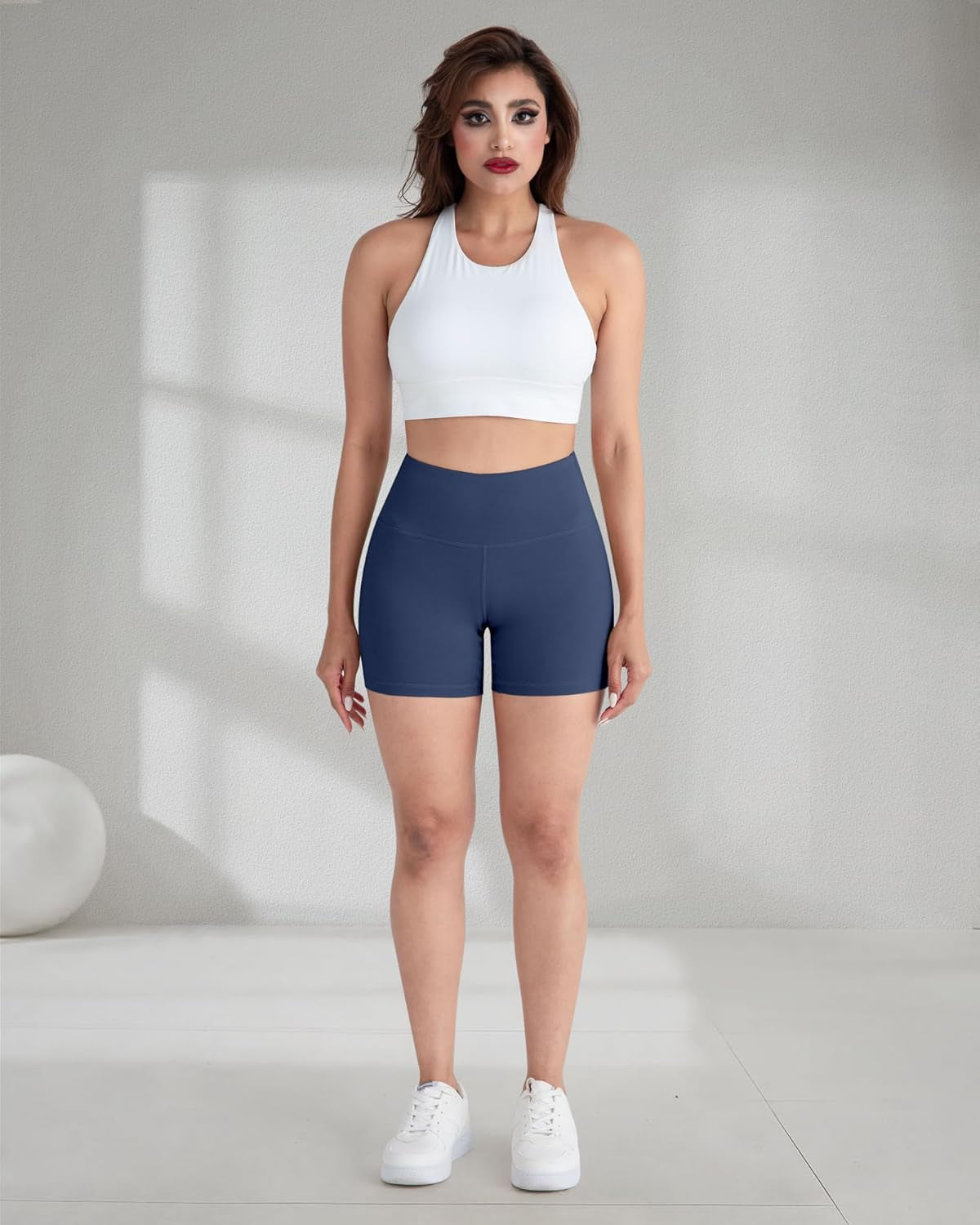 High Waisted Spandex Biker Shorts